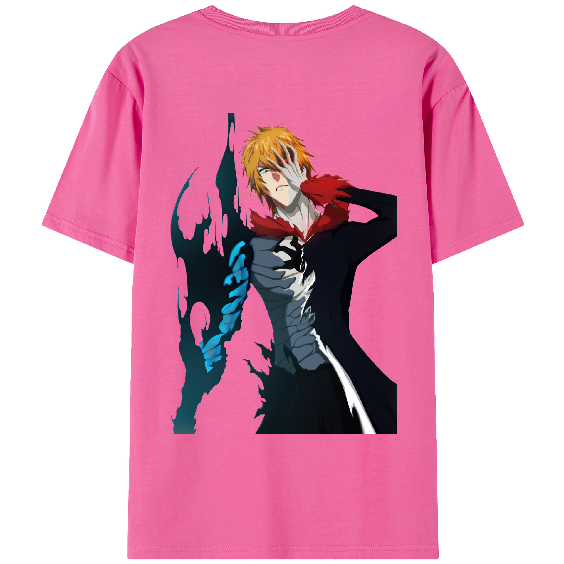 （画像用） ブリーチ 黒崎一護（くろさき いちご）BLEACH Kurosaki Ichigo レディース半袖Tシャツ(バックプリント)